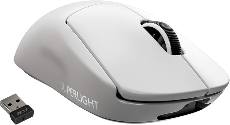 Logitech G PRO X SUPERLIGHT kabellose Gaming-Maus mit HERO 25K, E-Sport, weiß