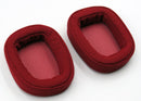 Ohrpolster ROT, Stoff, L & R, für Logitech Gaming Headset G433 und Logitech G533