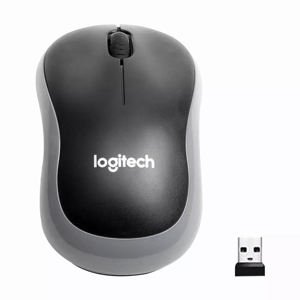 Logitech M185 Kabellose Maus von MK270, 1000 DPI PC, Mac, Laptop  Grau #1