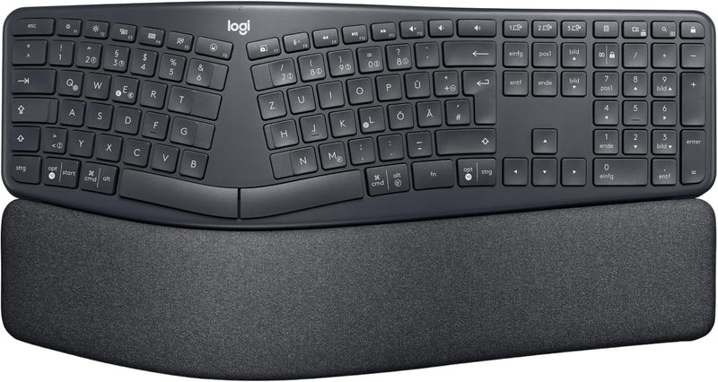 Logitech K860 Ergonomische Kabellose Tastatur QWERTZ (DE-Layout) NV1