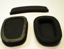 Ersatz-Ohr-Polster-SET für Logitech G933, G633 Gaming Headset G635, G935, Stoff