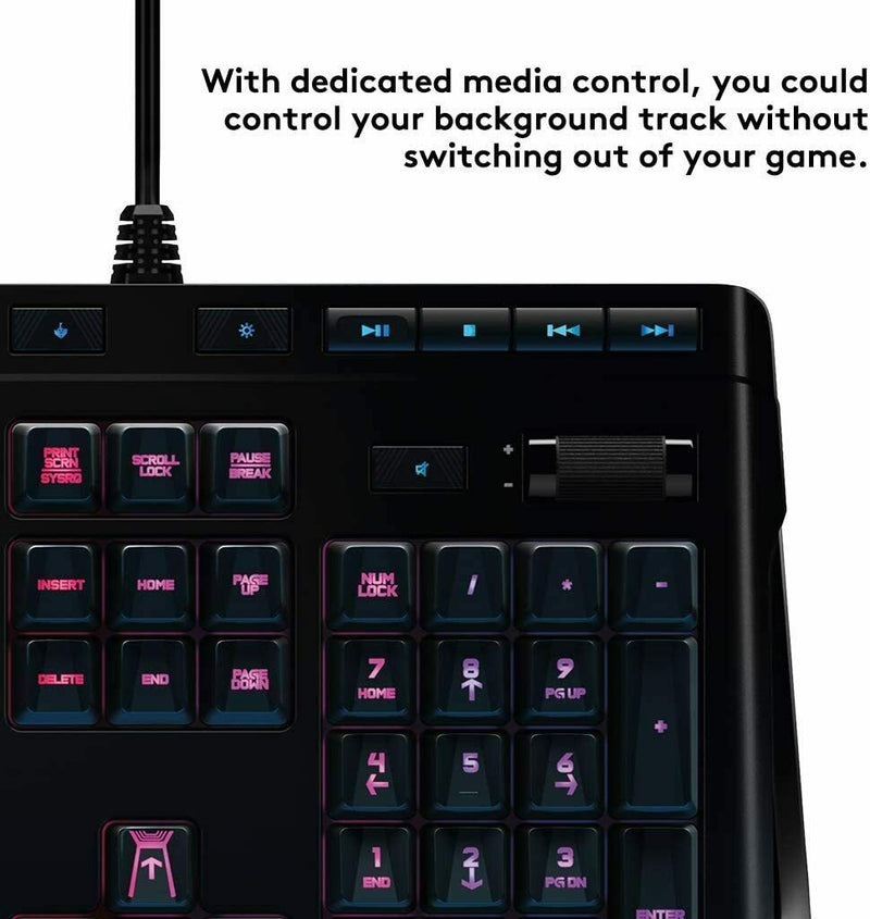 Logitech G910 Orion Spectrum Mechanische Gaming-Tastatur, RGB, QWERTZ, DE-Layout, V1