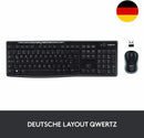 Logitech MK270 Wireless Tastatur-Maus-Set QWERTZ (DE-Layout) Kabellos