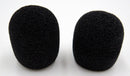 2x Mikrofon Filter Popschutz  Wind-Schutz 35x16mm Durchmesser vom Loch 13mm