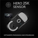Logitech G PRO X SUPERLIGHT kabellose Gaming-Maus mit HERO 25K Sensor, E-Sport