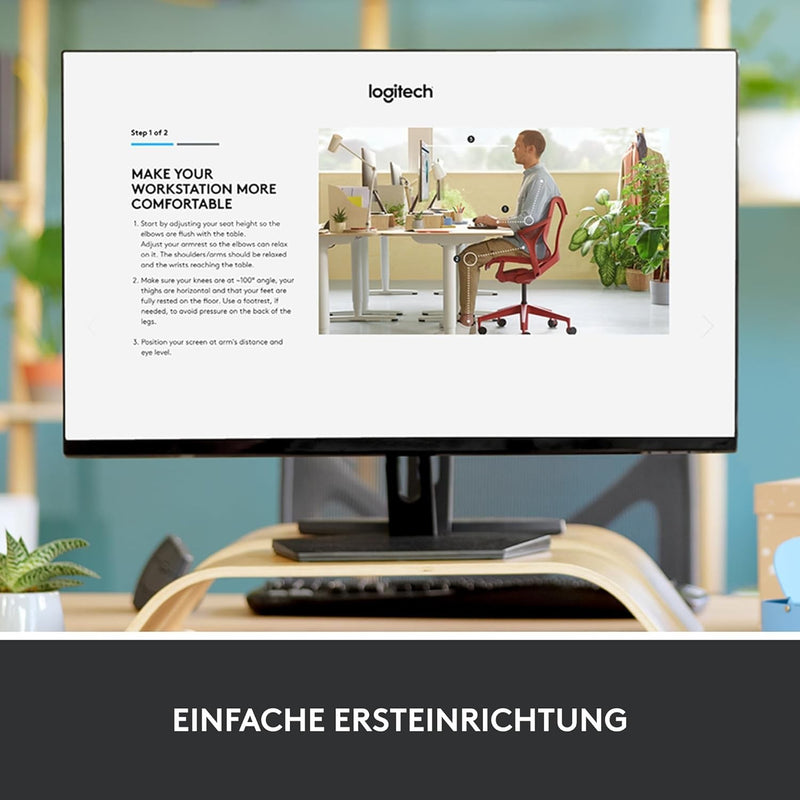 Logitech K860 Ergonomische Kabellose Tastatur QWERTZ (DE-Layout) NV1