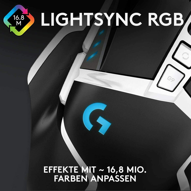 Logitech G502 HERO Gaming Maus Special Edition, 25K, 11 progr. Tasten. Weiß