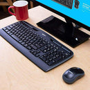 Logitech MK330 Wireless Tastatur-Maus-Set QWERTZ (DE-Layout) Kabellos