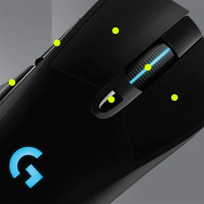 Logitech G703 LIGHTSPEED kabellose Gaming-Maus mit HERO 12000 DPI RGB