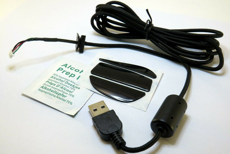 1x USB-Kabel + 1 Set Ersatz-Füße für Logitech G9 und G9x Gaming Maus