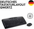 Logitech MK330 Wireless Tastatur-Maus-Set QWERTZ (DE-Layout) Kabellos