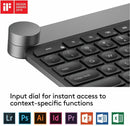 Logitech Craft Kabellose Tastatur, Bluetooth & 2.4 GHz, QWERTZ DE-Layout. NV1