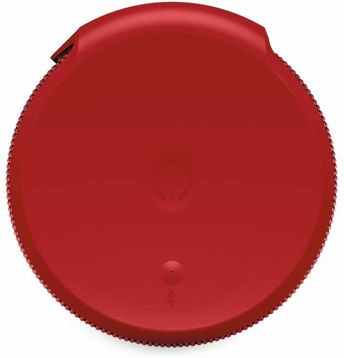 Logitech UE Megaboom Tragbarer Bluetooth-Lautsprecher, 20-Stunden Akku, Rot