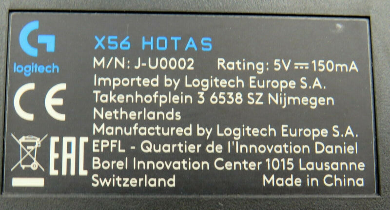 Logitech G Saitek X56 H.O.T.A.S. Ersatz-Schubregler mit Steuerelementen