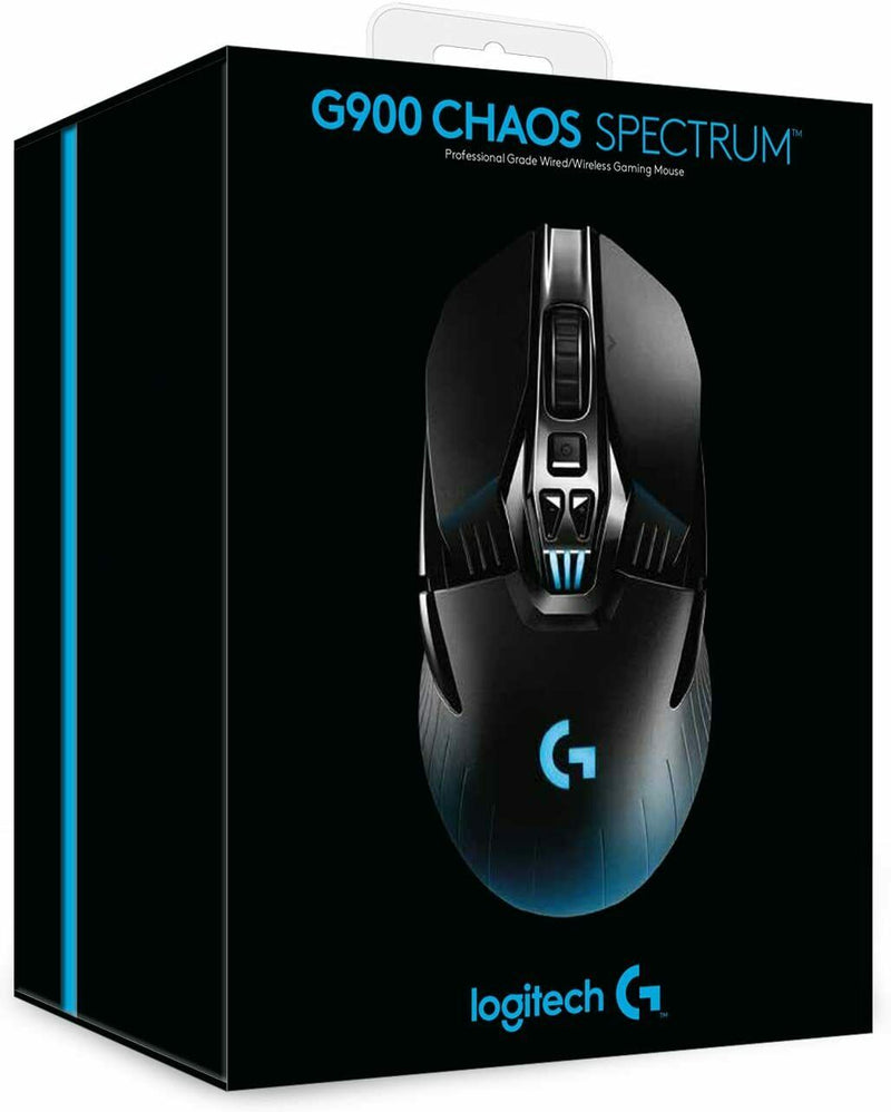 Logitech G900 Chaos Spectrum Wireless Gaming Maus, Kabellos,12000 DPI, RGB NV2