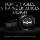 Logitech G PRO X Gaming-Headset, mit PRO-G 50-mm-Lautsprechern, OHNE ZUBEHÖR.