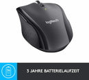 Logitech M705 Marathon Kabellose Maus, 2.4 GHz Verbindung, 1000 DPI