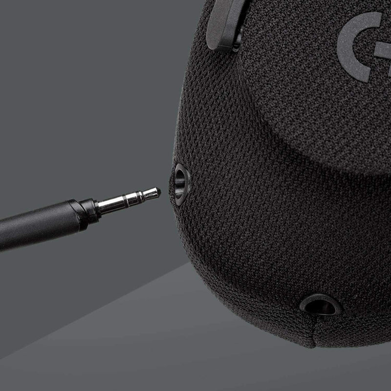 Logitech G433 Gaming-Headset, 7.1 Surround Sound, DTS, USB, 3.5mm Klinke SCHWARZ