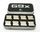 8x Logitech G9 & G9x original Ersatz Tuning-Gewichte mit Etui