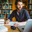 Logitech M110 Silent Maus, Kabel, 1000 DPI Sensor, USB-Anschluss, 3 Tasten grau