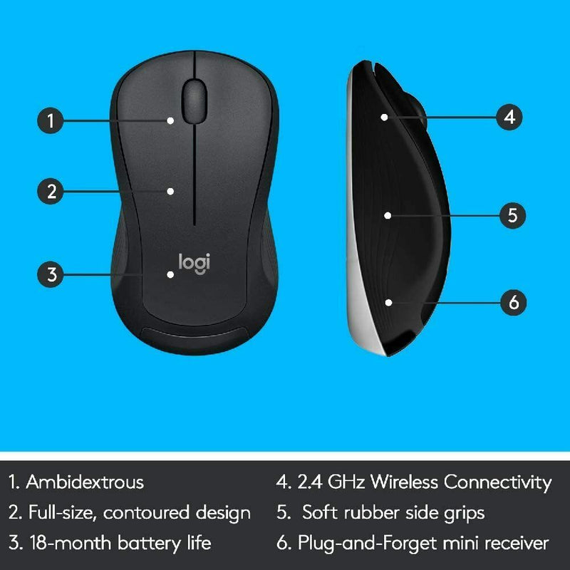 Logitech MK540e Advanced Wireless Tastatur-Maus-Set QWERTZ DE-Layout Kabellos 2