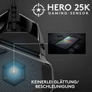 Logitech G502 HERO Gaming Maus Special Edition, 25K, 11 progr. Tasten. Weiß