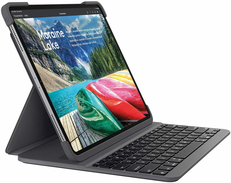 Logitech SLIM FOLIO PRO für iPad Pro 12.9 Zoll Tastatur-Case QWERTZ