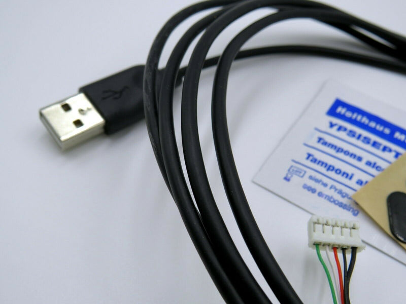 1x Maus-Füße + 1x Ersatz- USB-Kabel für Logitech G102, G203, G Pro kabelgebunden