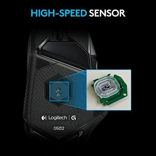 Logitech G502 Proteus Spectrum Gaming Maus 12000 DPI, 11 programmierbaren Tasten