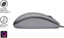 Logitech M110 Silent Maus, Kabel, 1000 DPI Sensor, USB-Anschluss, 3 Tasten grau