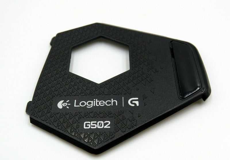 1x Logitech G502 Ersatz Gewichte-Fach-Abdeckung, Klappe, Deckel, original
