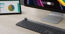 Logitech Craft Kabellose Tastatur, Bluetooth & 2.4 GHz, QWERTZ DE-Layout. NV1