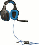 Logitech G430 Gaming-Headset, 7.1 Surround Sound, Kabel, PC/Xbox One/Nintendo