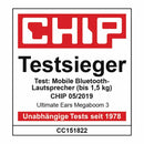 Logitech UE Megaboom 3 Tragbarer Bluetooth-Lautsprecher, Wasserdicht, Rot. NV2