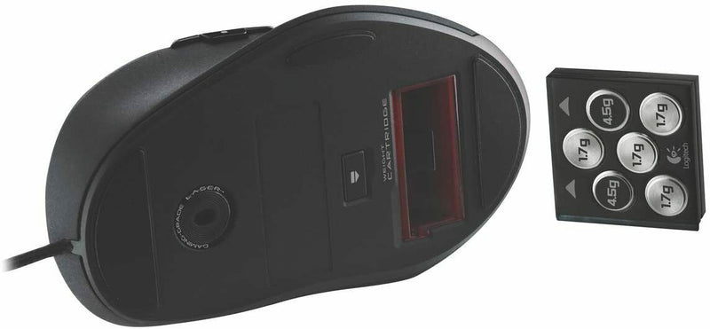 Logitech G500 Gaming Maus USB, 5700 DPI, mit NEUEN Kailh 60 Mio-Klick Schaltern
