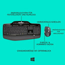 Logitech MK710 Kabelloses Tastatur-Maus-Set, PC/Laptop, QWERTZ DE-Layout. Top
