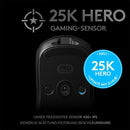 Logitech G PRO Wireless Gaming-Maus HERO 16000 DPI Sensor, USB, RGB, Ultraleicht