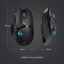 Logitech G502 LIGHTSPEED Wireless Gaming-Maus, HERO 25K DPI Sensor, USB, PC/Mac
