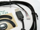 Logitech-G403-Ersatz-USB-Kabel-Gewebe-Ummantelt-&-1-Set-Füße-Gleiter
