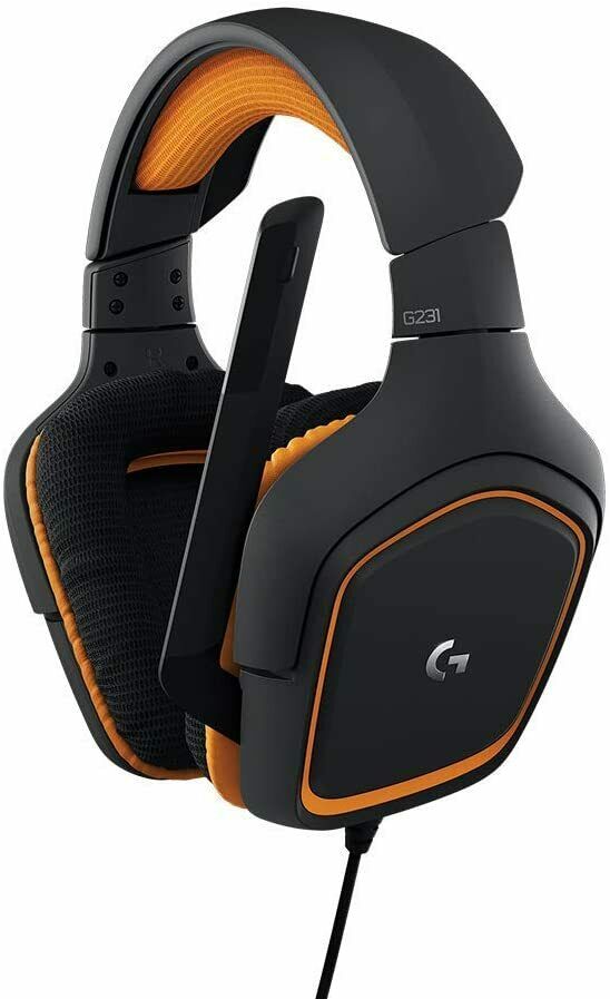 Logitech G231 Prodigy Gaming-Headset, Stereo Sound, PC/Xbox One/PS4, 2m Kabel NV
