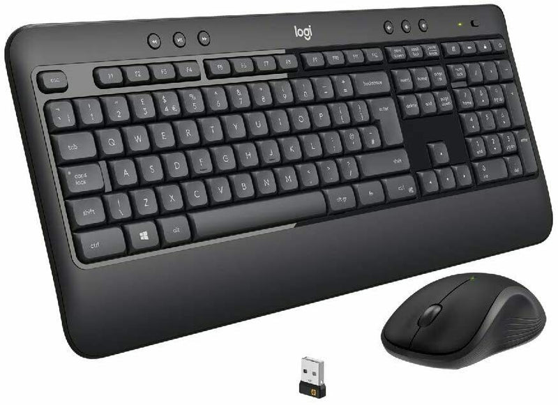 Logitech MK540 Advanced Wireless Tastatur-Maus-Set QWERTZ (DE-Layout) Kabellos