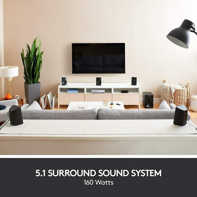 Logitech Z607 5.1 Surround Sound Lautsprecher, Bluetooth, CINCH, 160 Watt. NV2