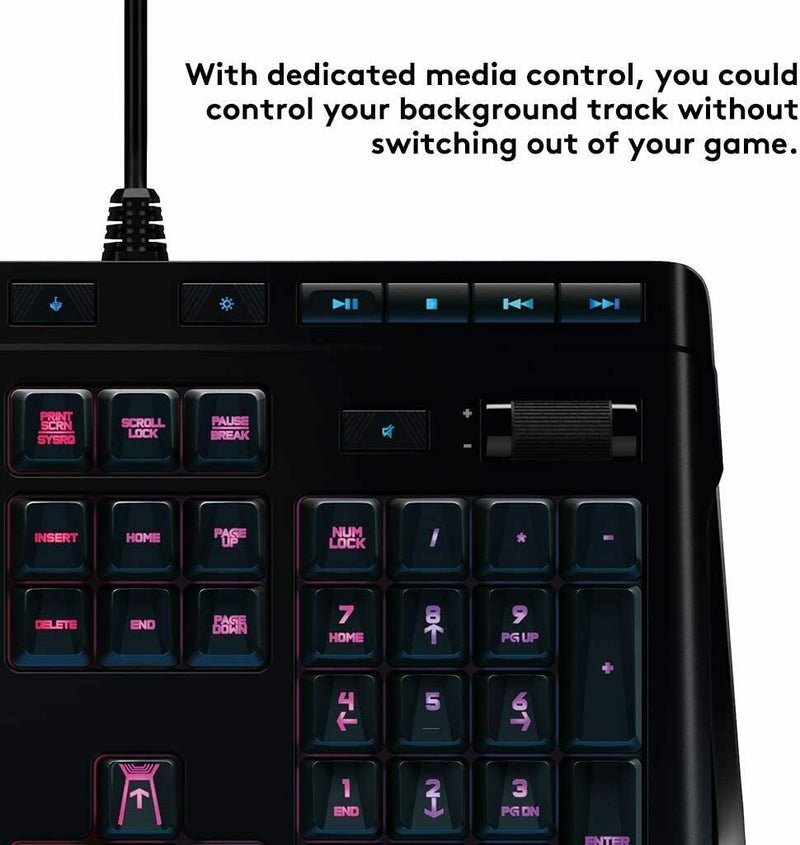 Logitech G910 Orion Spectrum Mechanische Gaming-Tastatur, RGB, QWERTZ, DE-Layout