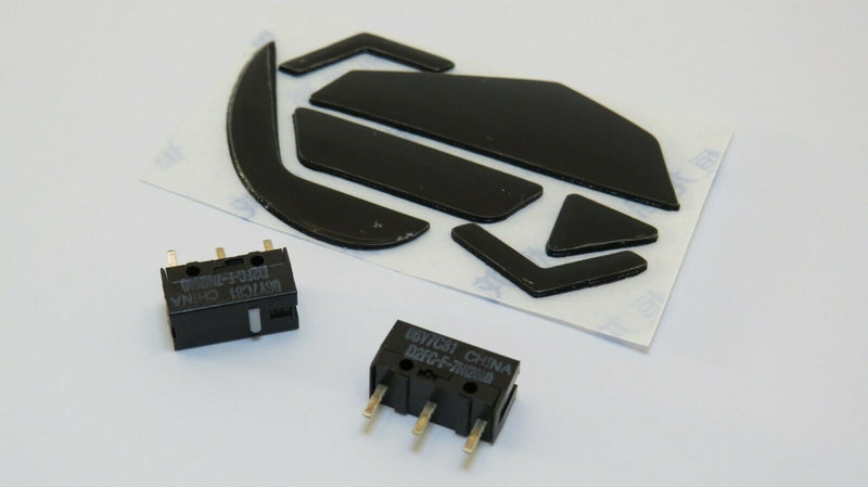 Ersatz-Füße & Schalter (R & L 20M-Klick) für Logitech G502 Gaming-Maus