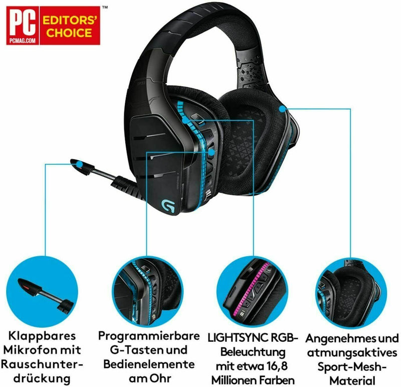 Mikrofon-Reparatur an deinem Logitech G933 Gaming-Headset oder G633, G935, G635