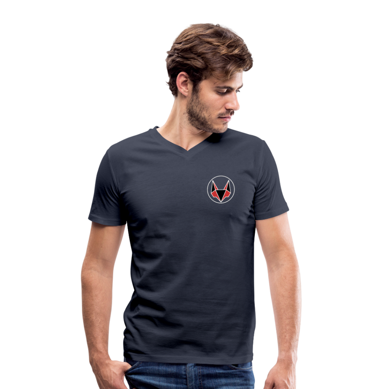 AmMiGoo V-Neck T-Shirt - navy
