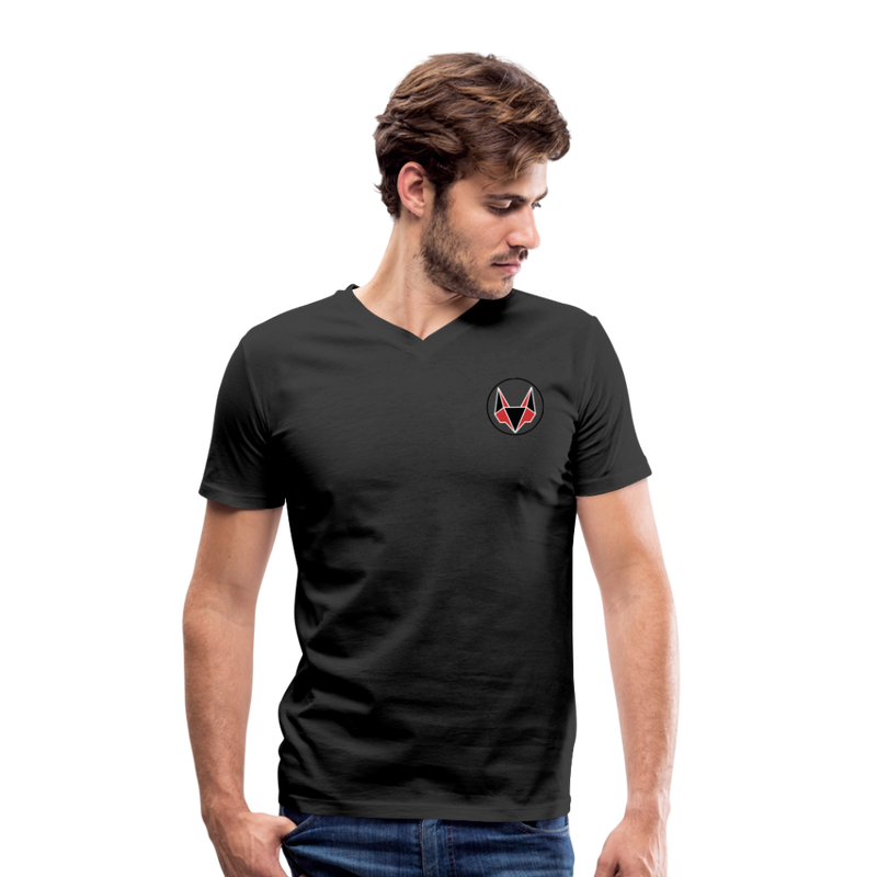 AmMiGoo Organic V-Neck T-Shirt 2.0 - black